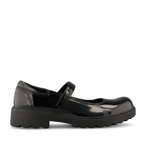 Geox Girls J6420P Casey Mary Jane in Black Patent