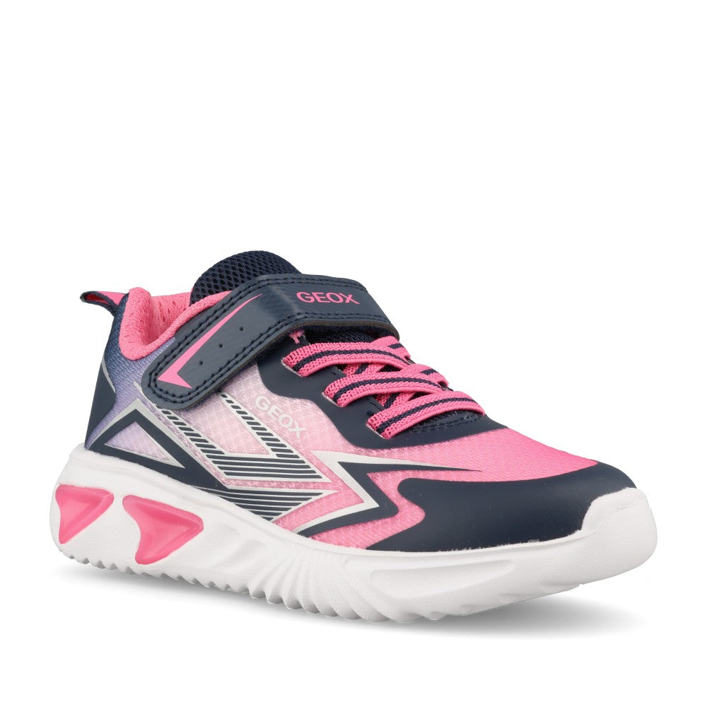 Girls J66E9B-C4268 Assister Trainer In Navy & Fuchsia