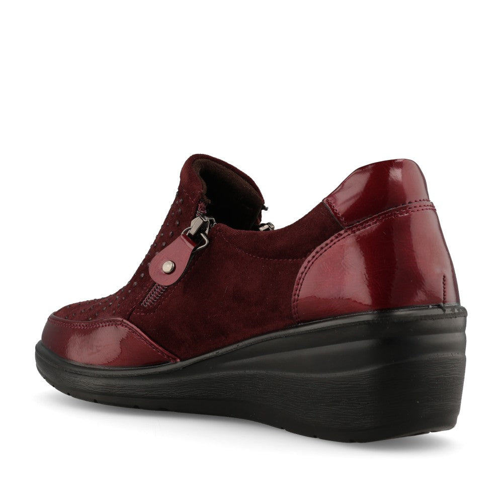 Jo & Joe Ladies Jessica Shoe In Burgundy