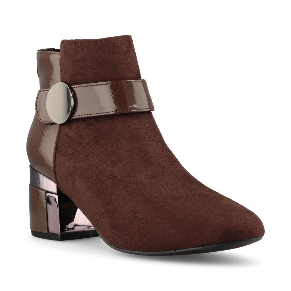 Lotus Ladies Kirsty ULB419 Ankle Boot In Brown