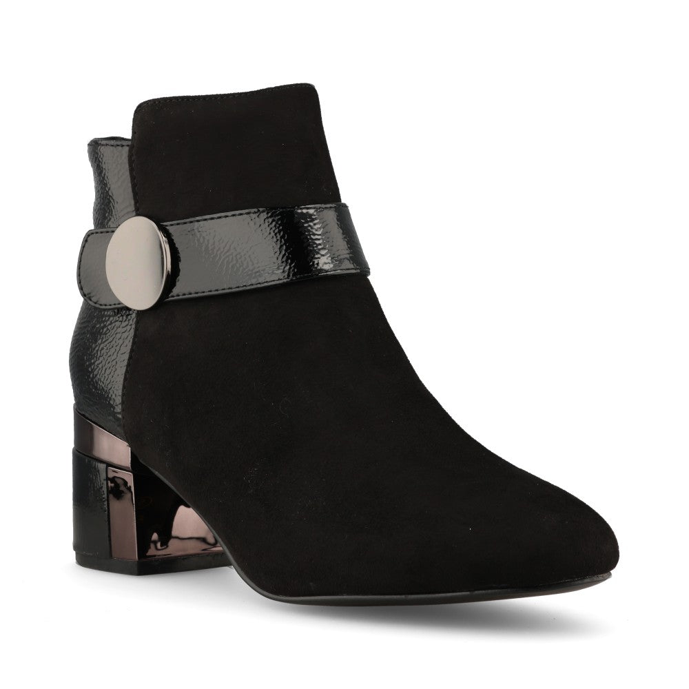 Lotus Ladies Kirsty ULB419 Ankle Boot In Black