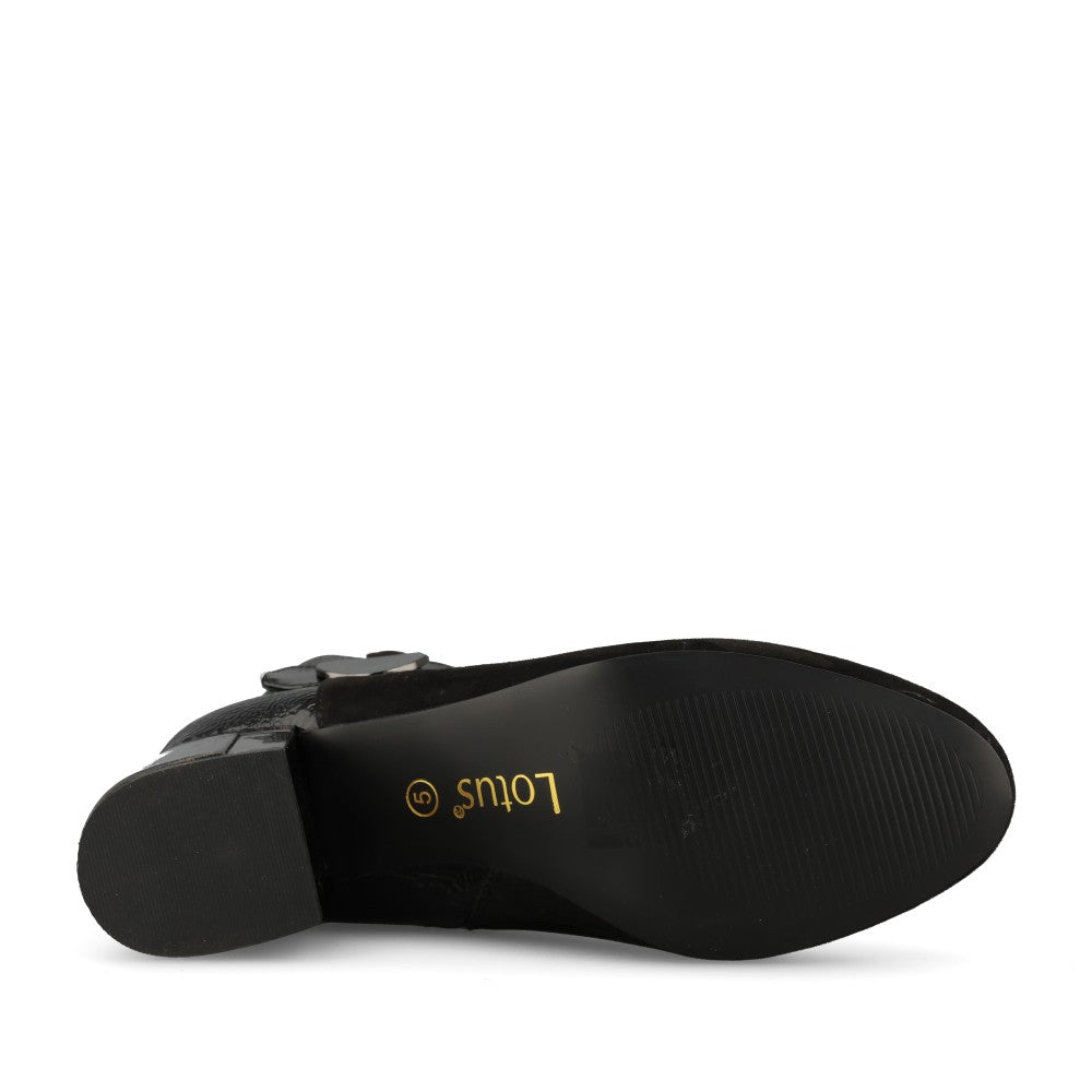 Lotus Ladies Kirsty ULB419 Ankle Boot In Black