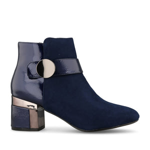Lotus Ladies Kirsty ULB419 Ankle Boot In Navy