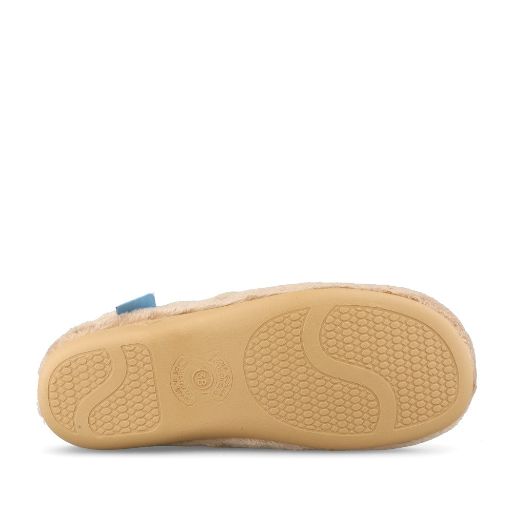 Lunar Ladies Buffy KLA256 Slipper In Beige