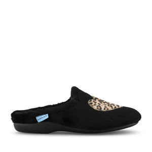 Lunar Ladies Buffy KLA256 Slipper In Black