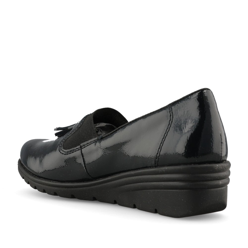 Rieker Ladies L5363 Shoe In Blue