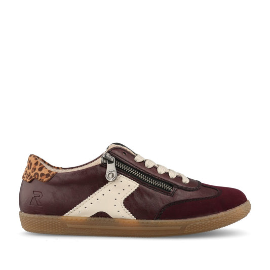 Rieker Ladies L9700 Shoe In Red