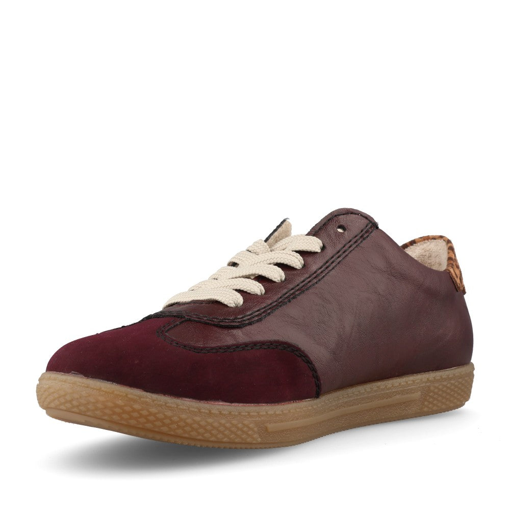 Rieker Ladies L9700 Shoe In Red