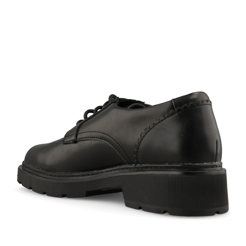 Clarks Ladies 261843584 Lauryl Lace D-FIt  In Black Leather