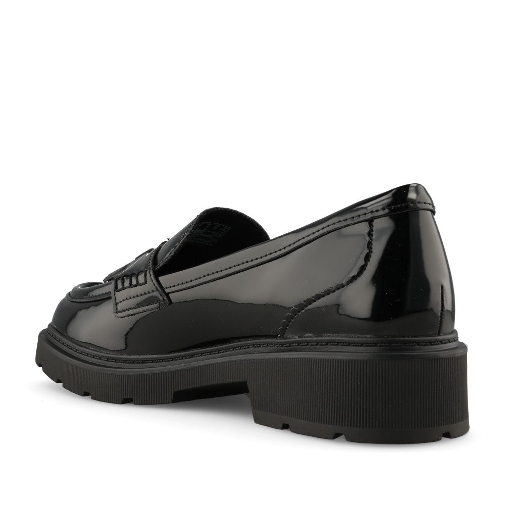 Clarks Ladies 261844914 Lauryl Tassel In Black Patent