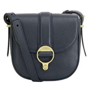 Barbour Ladies Elm Leather LBA0490 Bag In Navy