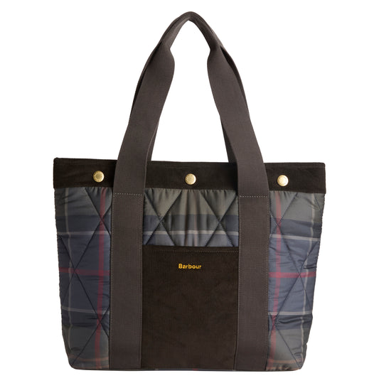 Barbour Ladies Healy LBA0589 Bag In Navy Tartan