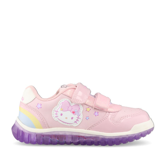 Geox Girls Lightyloo B6661B-C8004 Trainer In Pink