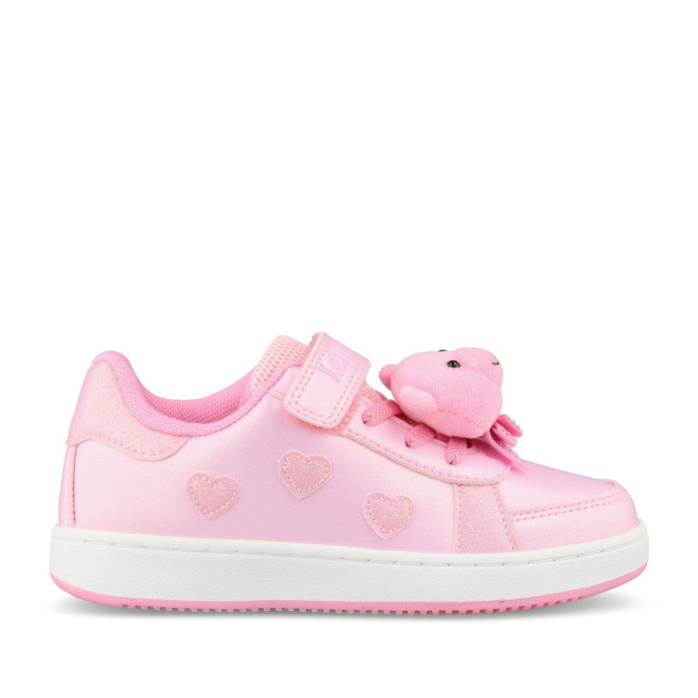 Girls Lelli Kelly Orsetto LKAA5712 Trainer in Rosa Bianco