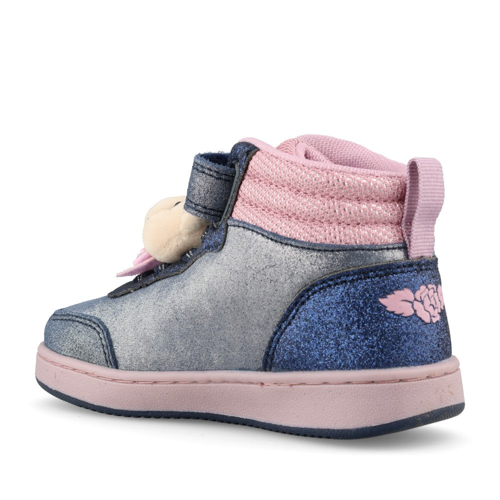 Girls Lelli Kelly Orsetto LKAL5716 Ankle Boot in Blue and Rose Glitter