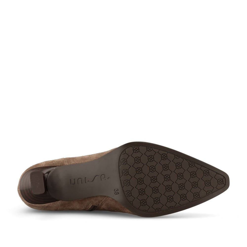 Unisa Ladies Lomas Ankle Boot In Taupe