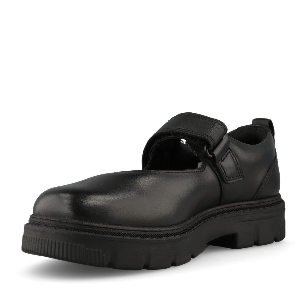 Clarks Girls Lorcamcharm K G-FIT Mary Jane in Black Leather