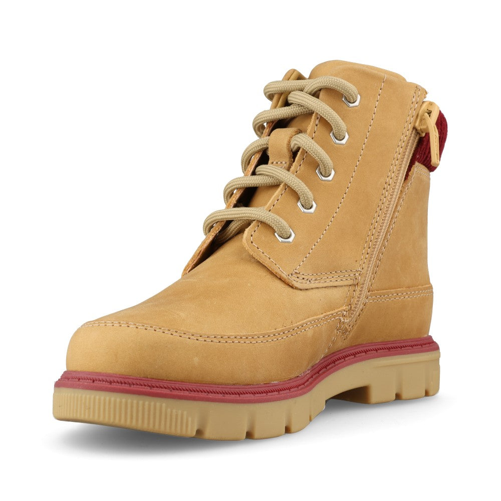 Clarks Boys Lorcam Pine K G-Fit Boot in Sand
