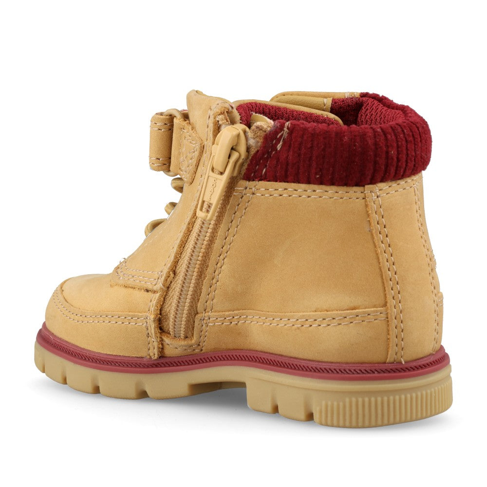 Clarks Boys Lorcam Pine T G-Fit Boot in Sand