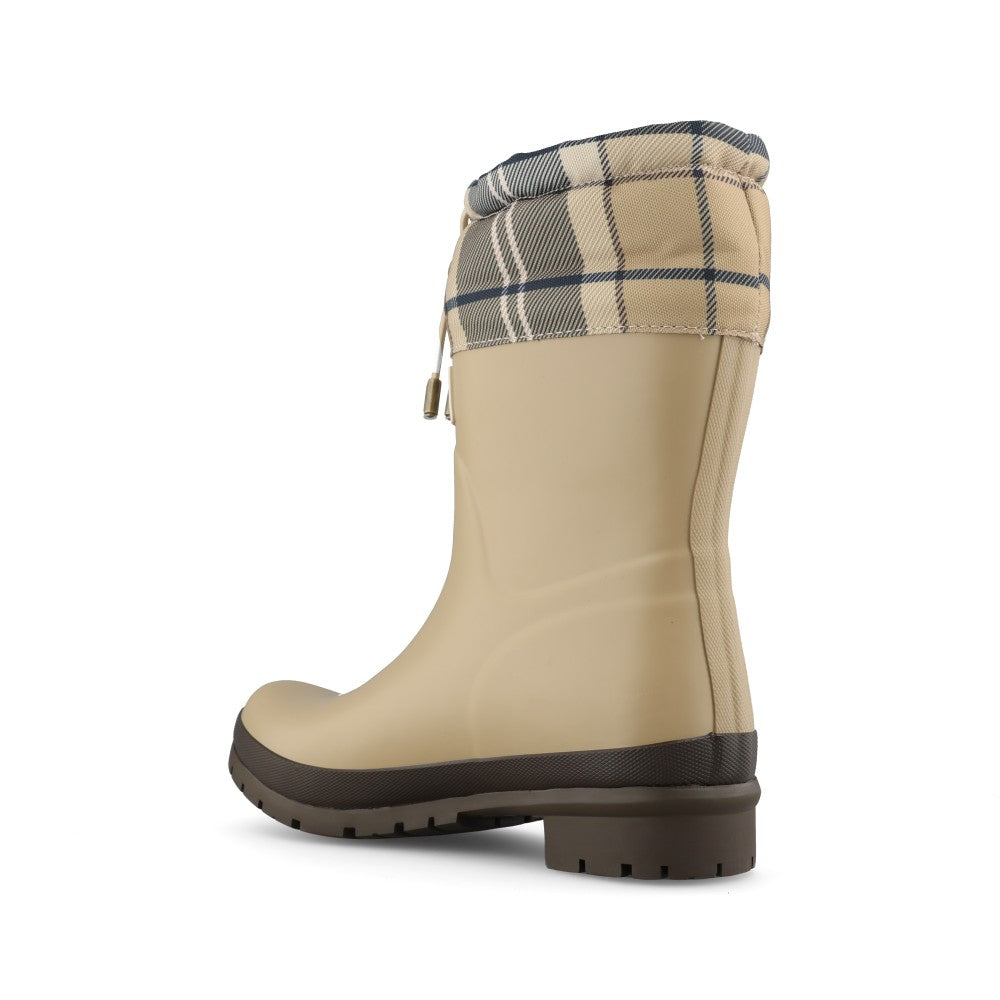 Barbour Ladies Mowbray LRF0122 Welly In Beige