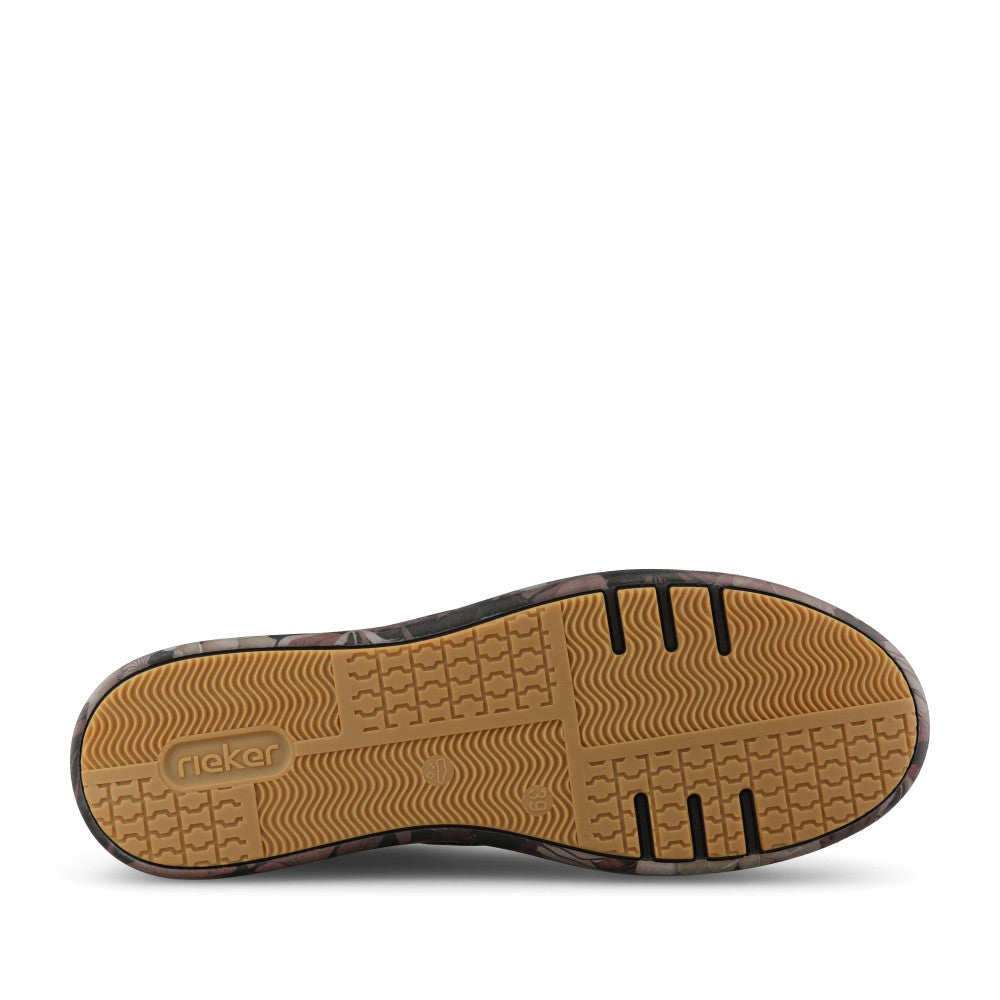 Rieker Ladies M7711-26 Shoe In Brown