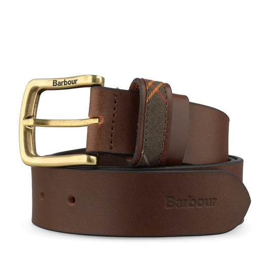 Barbour Mens Esk Belt MAC0467 In Brown