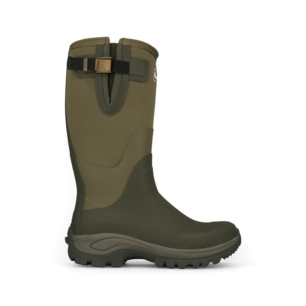 Barbour Mens Tyneside MRF0053 Welly In Olive