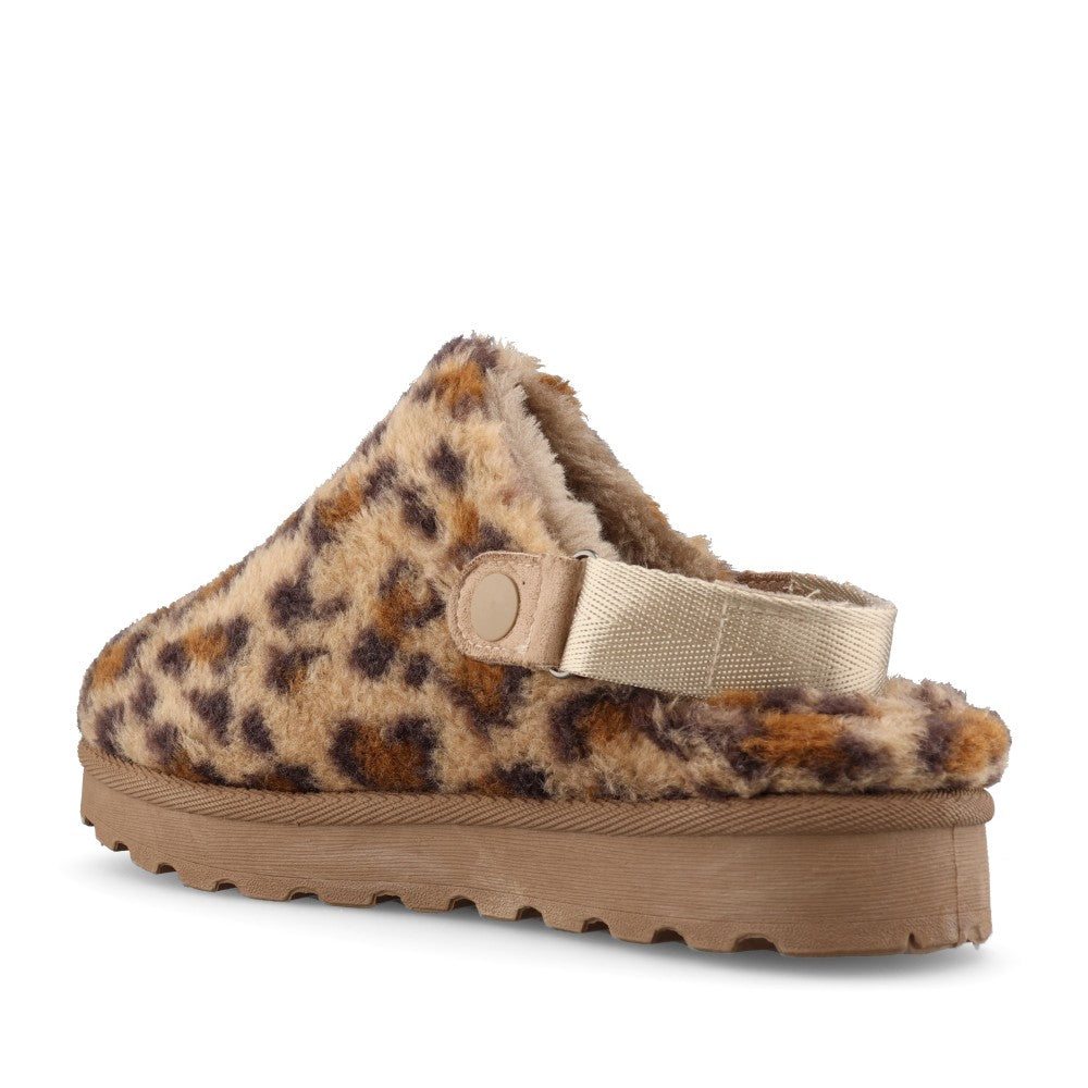 Lunar Ladies Naples KLZ002 Slipper In Leopard
