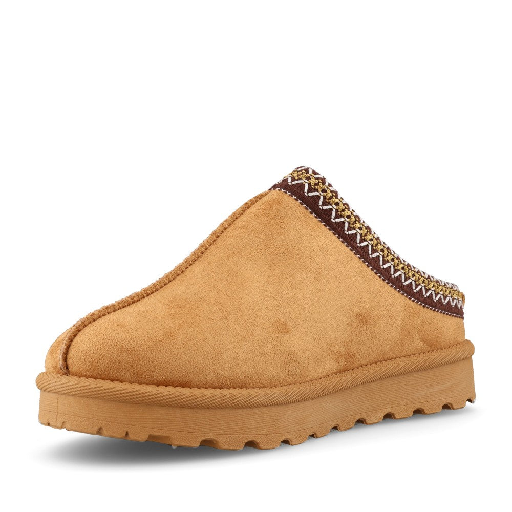Lunar Ladies Nepal KLZ003 Slipper In Tan