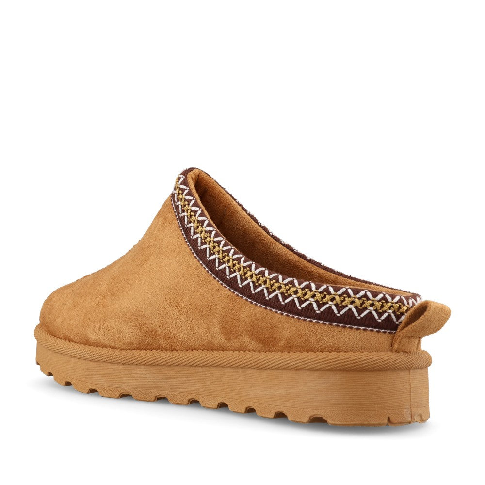 Lunar Ladies Nepal KLZ003 Slipper In Tan