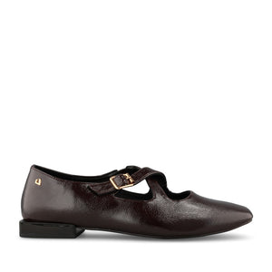 Una Healy Ladies Bookends Mary Jane Shoe In Choco Pop