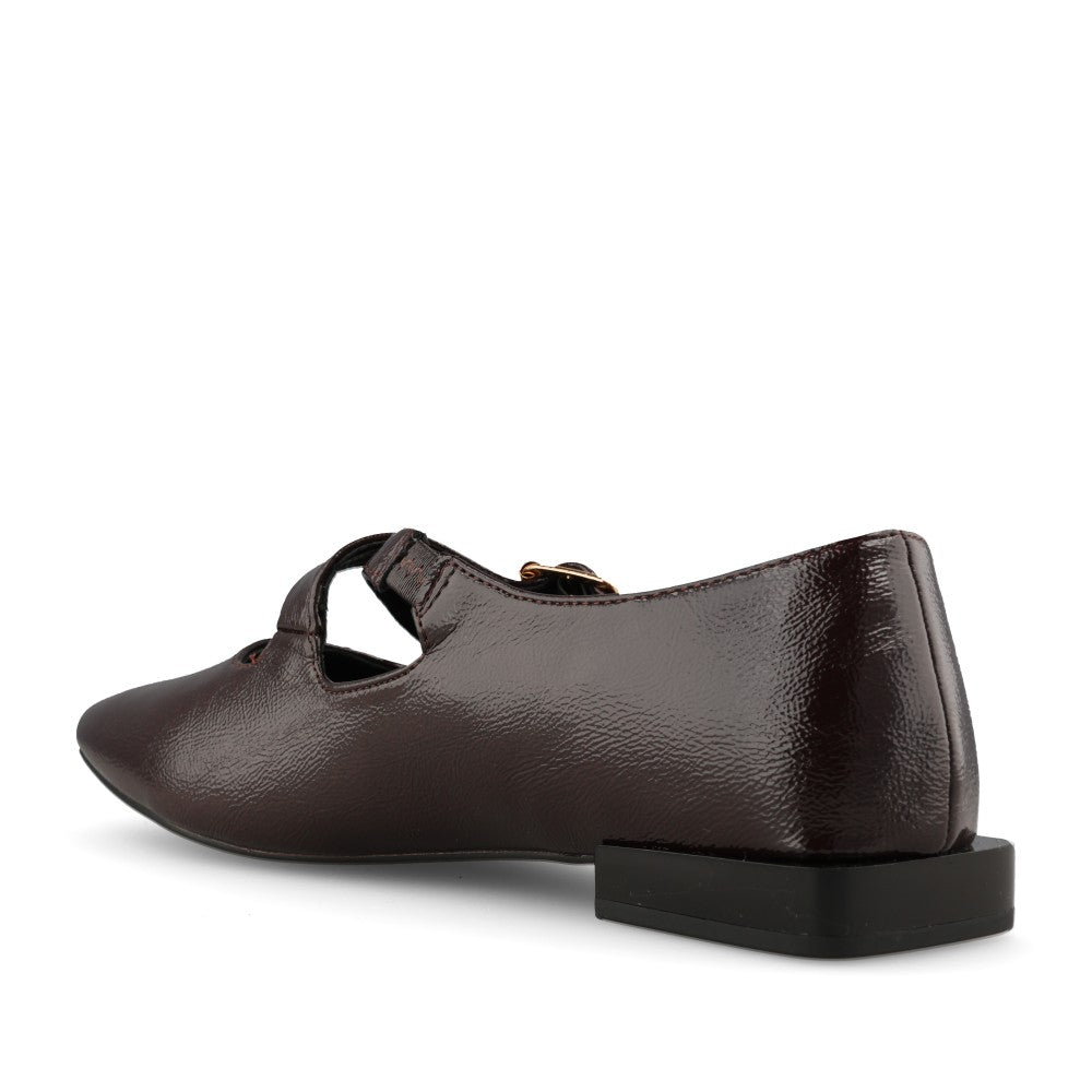 Una Healy Ladies Bookends Mary Jane Shoe In Choco Pop