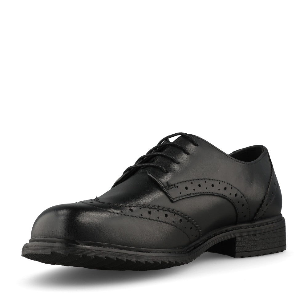 Teds Girls Pomona Laced Brogue in Black