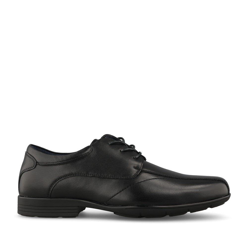Teds Boys Preston Junior Laced Shoe in Black
