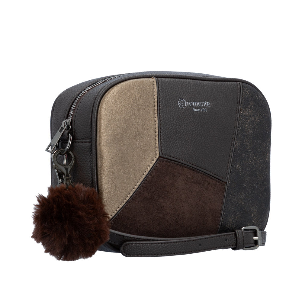 Remonte Ladies Q0674-25 Handbag In Brown Multi