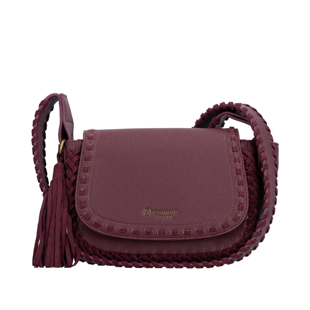 Remonte Ladies Q0677-35 Handbag In Burgundy