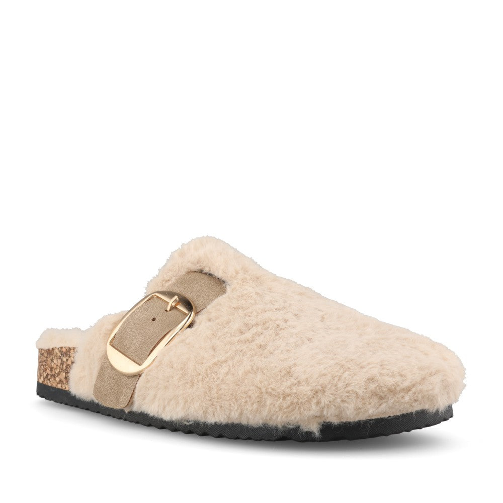 Lunar Ladies Rhianna KLC002 Slipper In Beige