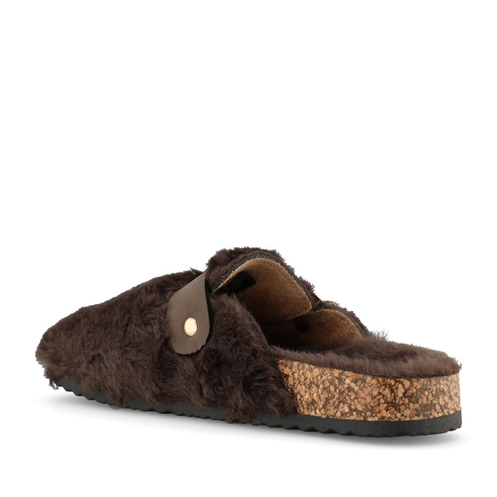 Lunar Ladies Rhianna KLC002 Slipper In Brown