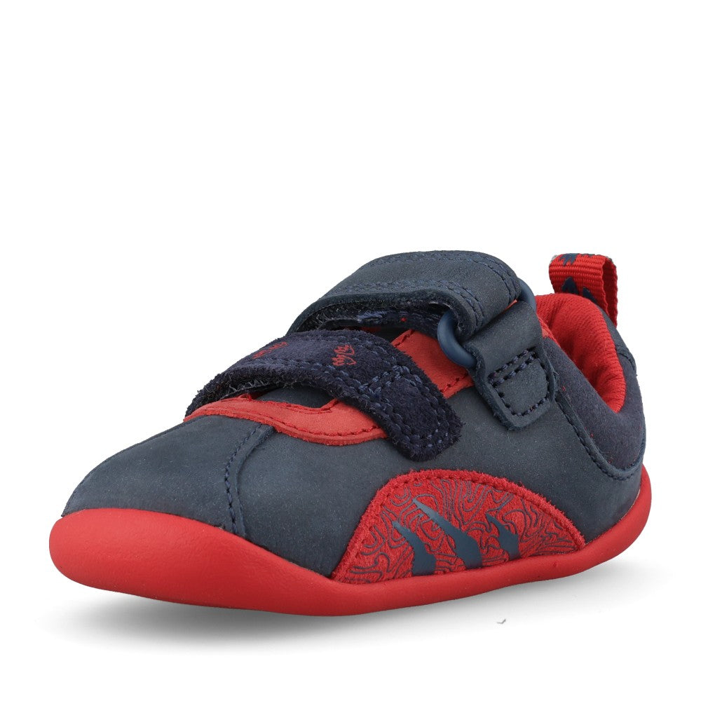 Clarks Boys Roamer Tail T F-Fit Shoe in Navy