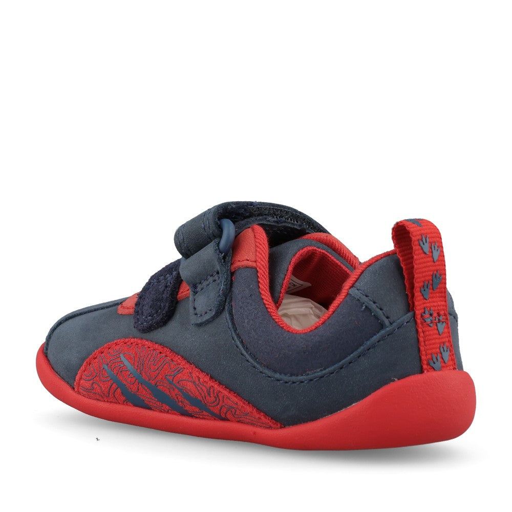 Clarks Boys Roamer Tail T G-Fit Shoe in Navy