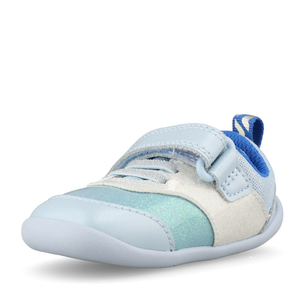 Clarks Boys Roamer Wing T F-Fit Shoe in Blue