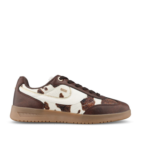 Lloyd & Pryce Ladies Royer Trainer In Cocoa Safari