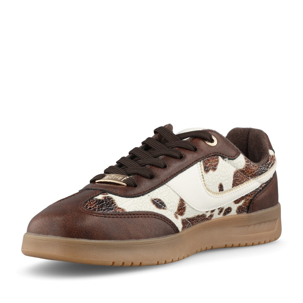 Lloyd & Pryce Ladies Royer Trainer In Cocoa Safari