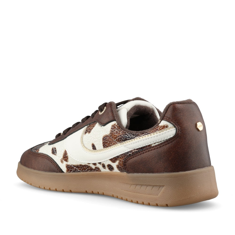 Lloyd & Pryce Ladies Royer Trainer In Cocoa Safari