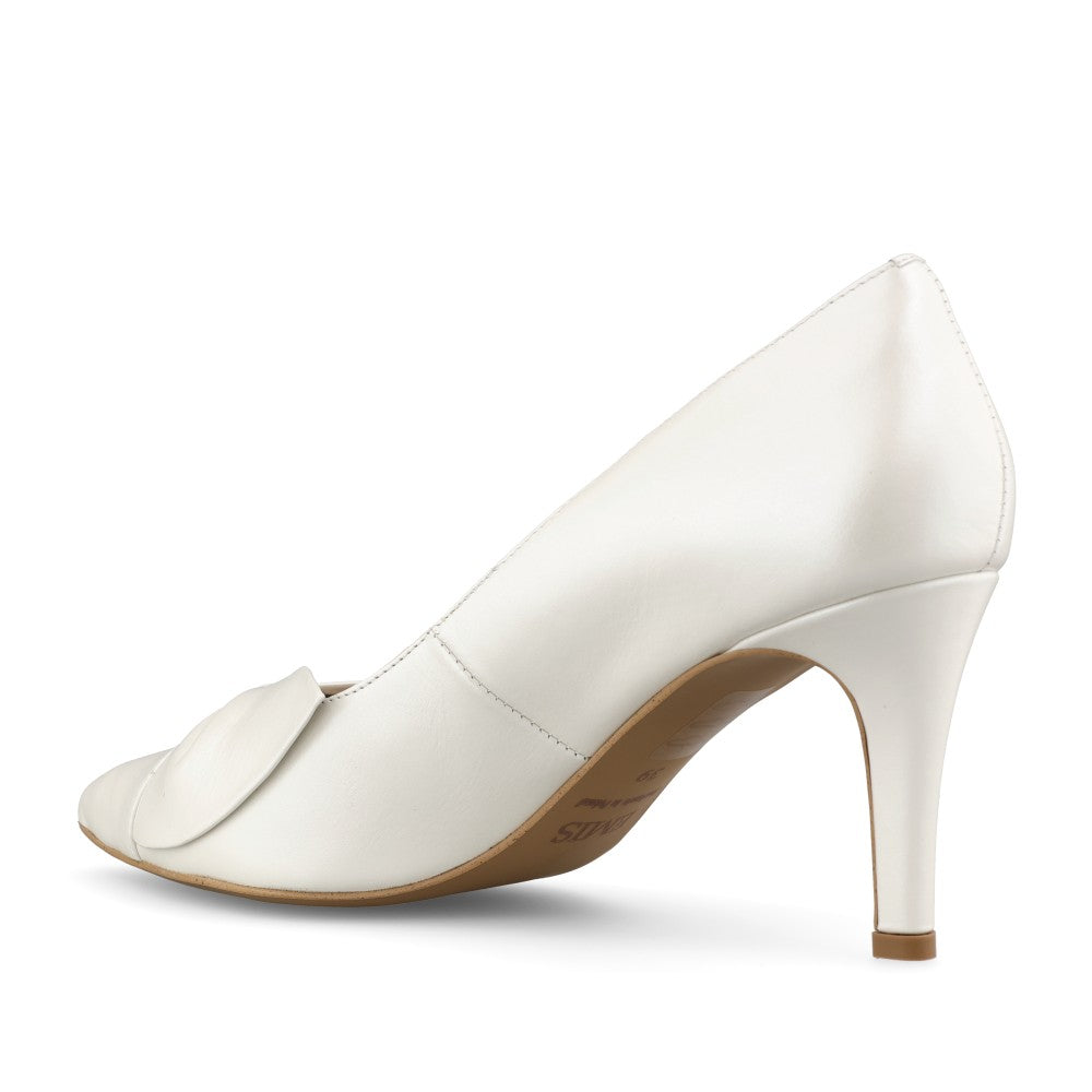 Emis Ladies S8550/821o Court Shoe In Pearl