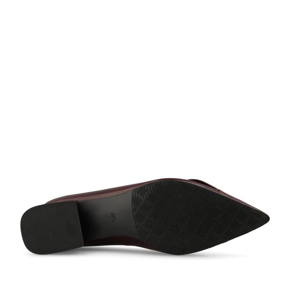 Emis Ladies 8550/F956o Court Shoe In Burgundy