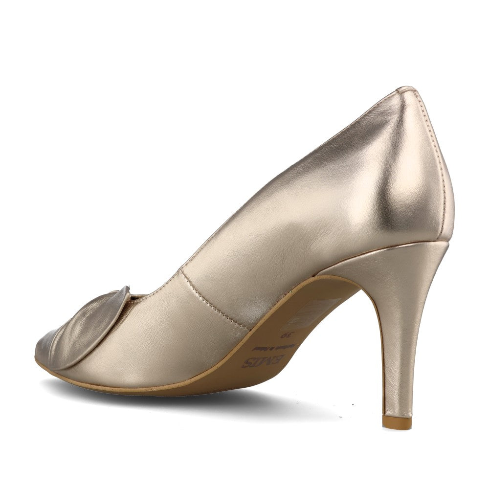 Emis Ladies 8550/821o Court Shoe In Gold