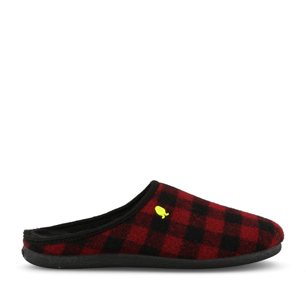 Hot Potatoes Mens Savannah 73885 Slipper In Burgundy