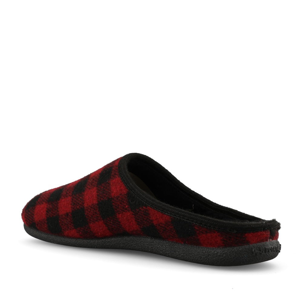 Hot Potatoes Mens Savannah 73885 Slipper In Burgundy