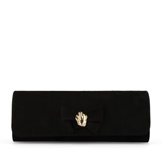 Emis Ladies T20 S8342 Black Clutch Bag In Black
